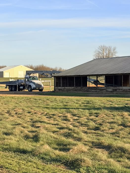 CL Concrete Pumping jobsite pour in Southwest Missouri